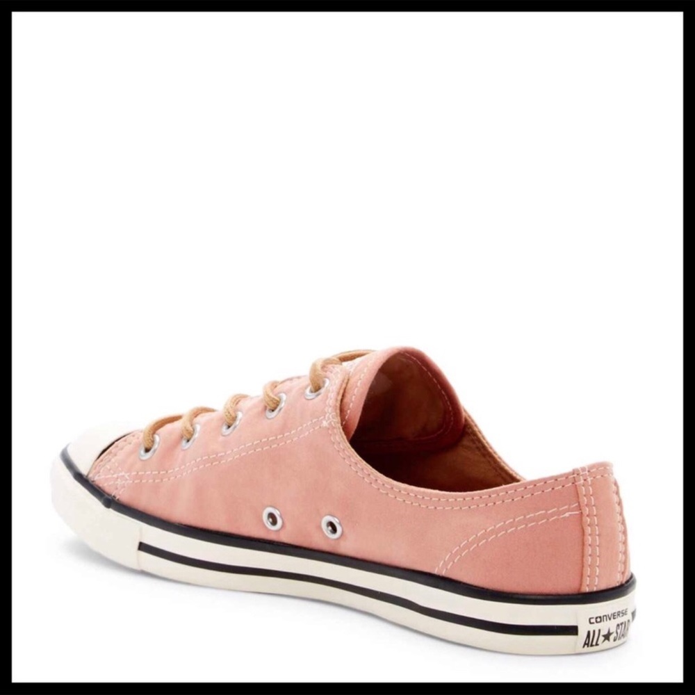 CONVERSE CHUCKS LO OX TOP DAINTY BRUSHED SNEAKERS - Picture 6 of 8